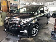 2016 Toyota Alphard 2.5 SC Full Alpine Player Set Pre Crash 360 Camera Sun Moon Roof Pilot Seat Power Boot 2 Power Door Full LED 9 Air Bag Unreg