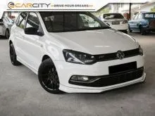 2020 Volkswagen Polo 1.6 Comfortline Hatchback WARRANTY LEATHER SEAT BLACK REAR SPOILER MULTI FUNCTION STEERING