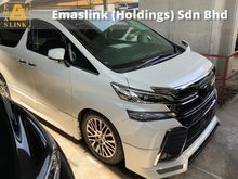 2016 Toyota Vellfire 2.5 ZG sunroof precrash system surround camera power boot pilot seat unregistered
