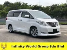 Y 2010 Toyota Alphard 3.5 G-L / RAYA PROMO FREE 3 YEARS WARRANTY / DATO OWNER /PILOT SEAT / POWER BOOT / POWER DOOR / SUNROOF / ORIGINAL SOUND SYSTEM