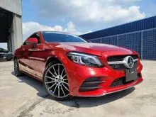 2019 Mercedes-Benz C180 1.6 Avantgarde Sedan C180 AMG Coupe Panoramic Roof PCS LKA BSM HUD Japan Unreg