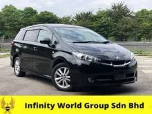 Y 2012 Toyota Wish 1.8 S FACELIFT MPV / FREE 3 YEARS WARRANTY / PADDLE SHIFT / PUSH START / ANDROID PLAYER / SPORT MODE / 1 OWNER / ORIGINAL PAINT