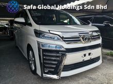 2018 Toyota Vellfire 2.5 ZA NEW FACELIFT 7 SEATS/ 2 POWER DOOR/PRE CRASH/ROOF MONITOR UNREG