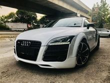 AUDI TT RS-SPEC NEW FACELIFT 1YR WTY 2011,RS BUMPERS,RS STEERING,4 NEW SPORT RIMS,CRYSTAL WHITE IN COLOUR,ONE DATIN OWNER