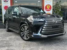 2023 Lexus LX600 3.5 / 7 Seater / Sunroof / 4Cam / HUD / BSM / Modellista Bodykit / Black Interior3.4 7 Seater SUV
