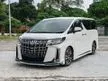 Recon 2022 Toyota Alphard 2.5 SC With Tein RX1 Lowered Suspension, Low 17k KM Mileage