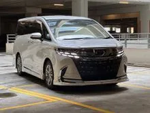 2024 Toyota Alphard 2.5 Z 7-Seater MPV / Unreg / 5A / Perfect Condition /