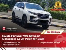 2024 Toyota Fortuner 2.8 VRZ 4X2 SUV AT Putih 2024/2025 [ GARANSI 5TH ]