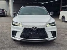 RAYA OFFER FREE 6 YEAR WARRANTY UNREG 2023 Lexus RX 350 2.4 F Sport Handling SUV WHITE/ PANAROMIC ROOF/BACK ROW POWER SEAT/ HUD/ DIM/BSM/ADVANCE DRIVE