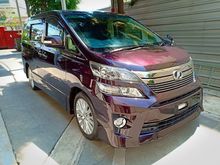 2014 Toyota Vellfire 2.4 Z 8 SEATER ALPINE ROOF MONITOR 2 POWER DOOR (A) OFFER