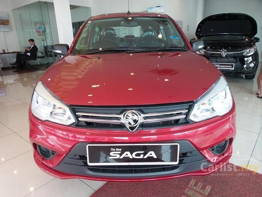 Proton Saga 2017 premium 1.3 in Penang Automatic Sedan Red 