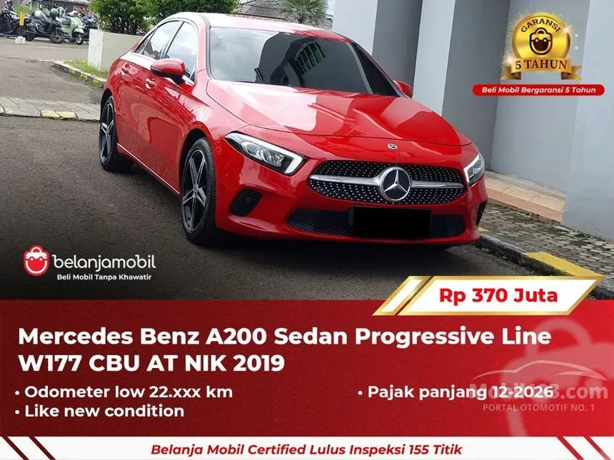 2019 Mercedes-Benz A200 progressive line Sedan