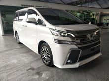 2016 Toyota Vellfire 2.5 ZG FULLSET ALPINE