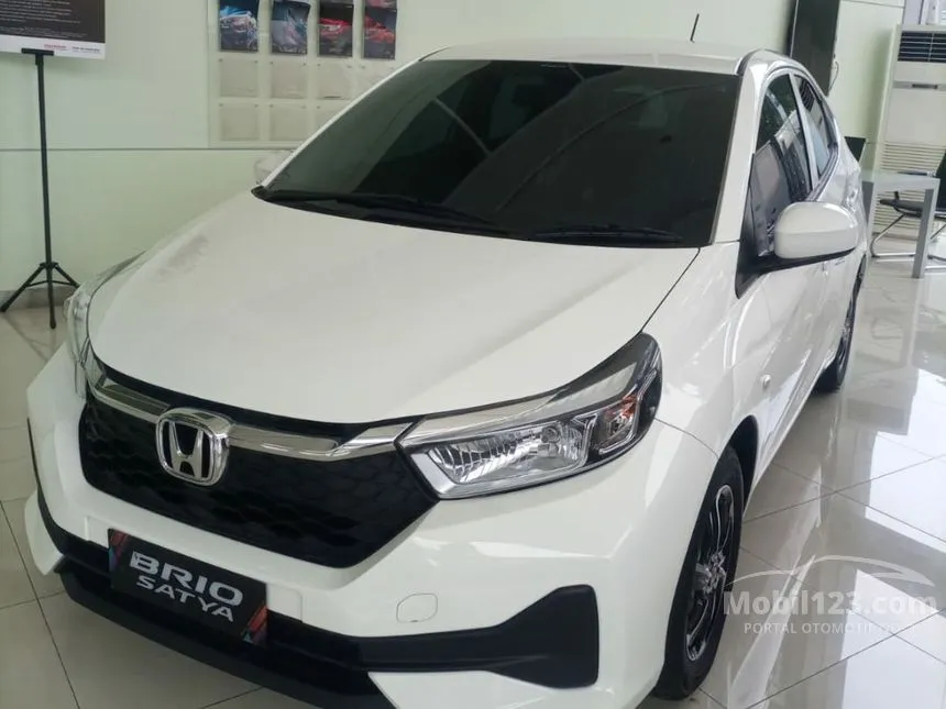 Jual Mobil Honda Brio 2024 E Satya 1.2 di Banten Automatic Hatchback Putih Rp 167.900.000