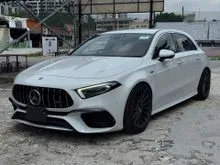 2020 Mercedes-Benz A45s AMG 2.0 4MATIC+ Hatchback (WHITE) Ready Stock, KW ADJUSTABLE, ENKEI RIM