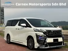 2017 Toyota Vellfire 2.5 ZG MPV / JBL SOUND SYSTEM / DYNAVIN 15 INCH ANDROID PLAYER / 360 CAMERA / ELECTRIC SEAT / PILOT SEAT / 7 SEATER / 3 YR WRRNTY