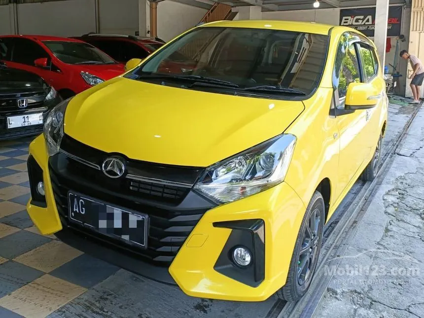 Jual Mobil Daihatsu Ayla 2021 X 1.2 di Jawa Timur Manual Hatchback Kuning Rp 132.000.000
