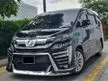 Used YEAR MADE 2012 Toyota Vellfire 2.4 ZG Edition MPV FACELIFTED MODELLISTA BODYKIT DUAL SLIDING POWER DOOR POWER BOOT FULL BLACK LEATHER 7 SEATER
