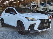 2022 Lexus NX 350 2.4 F Sport SUV (FREE 8 YRS WARRANTY)