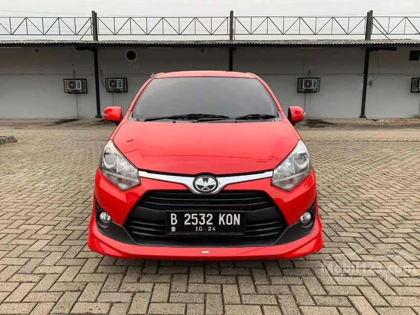 Jual Mobil Toyota Agya 2019 TRD 1.2 di Banten Automatic Hatchback Merah Rp 110.000.000