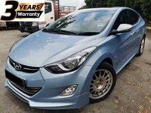 2014 Inokom Elantra 1.8 Sport Sedan / 3 YEARS ENGINE & TRANSMISSION WARRANTY / FULL LEATHER SEAT / SUNROOF / AUTO CRUISE / EASY LOAN / LIMITED EDITION