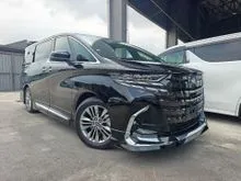 2025 Toyota Alphard 2.5 Z Grade 5A Sun Roof 4Cam360View DIM HUD Display Audio Leather Power Boot Side Step Modelistakit Unregister