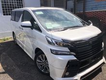 2016 Toyota Vellfire 2.5 ZA Golden Eyes SUNROOF UNREG