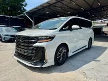2024 Toyota Vellfire 2.4 Z Premier Side Step HUD Dim Roof Monitor Bodykit Paddle Shift Sunroof Ready Stock