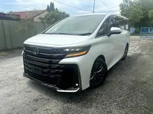 2024 Toyota Vellfire 2.4 Z Premier 5AA BROWN/LEATHER SIDE-STEP FULLY LOADED GRADE 5AA UNREG