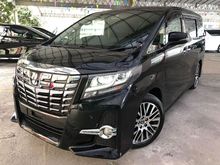 2017 Toyota Alphard 2.5 G S C Package MPV, LOCAL AP , ALPINE FULL SET , FREE WARRANTY
