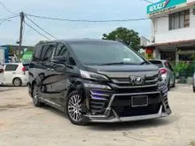 #OTR# 2017 Toyota Vellfire 2.5 ZG (A) CBU NEW, Full Bodykit, Pilot Seat, Sun & Moon Roof, 360 Camera, 88k Mileage, Tip Top, 3 Years Warranty