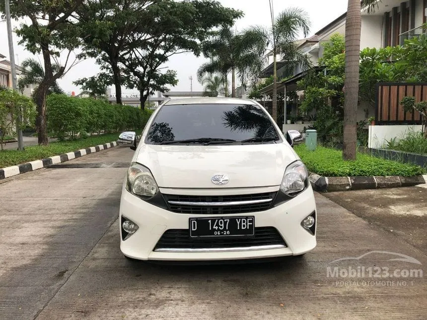 Jual Mobil Toyota Agya 2016 G 1.0 di Jawa Barat Manual Hatchback Putih Rp 85.000.000