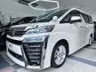 Recon 2018 Toyota Vellfire 2.5 ZA Edition MPV - FREE 5 YEAR WARRANTY - Cars for sale