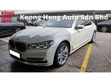 2017 BMW 740Le 2.0 xDrive (A) REG 2017, CKD, ONE CAREFUL OWNER, FULL SERVICE RECORD, LOW MILEAGE DONE 28K KM, UNDER WARRANTY UNTIL SEPTEMBER 2022