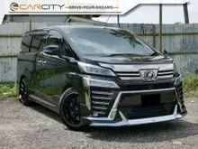 2020 Toyota Vellfire 2.5 ZG MPV 1 YEAR WARRANTY AGH30 PLAYER BRAMBO ORI PAINT PILOT SEAT