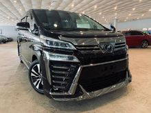 2018 Toyota Vellfire 2.5 ZG UNREG Pilot Seat ,NANOE Air, Power Door & Power Boot