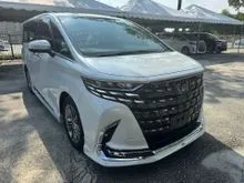 2024 Toyota Alphard 2.5 Z With Original Modelista / Moonroof / DIM / BSM / Spare Tayar / Flip Down Monitor / Apple CarPlay [ Recon Unregister ]