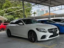 2021 Mercedes-Benz C200 1.5 AMG LAUREUS UNREG ( BURMESTER , HUD , 360 CAMERA , POWER BOOT , RED LEATHER )