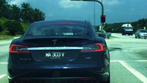 416hp Tesla Model S P85+ Spotted On Malaysian Roads