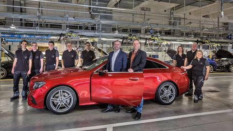Mercedes-Benz Begins Production of the New E-Class Coupé
