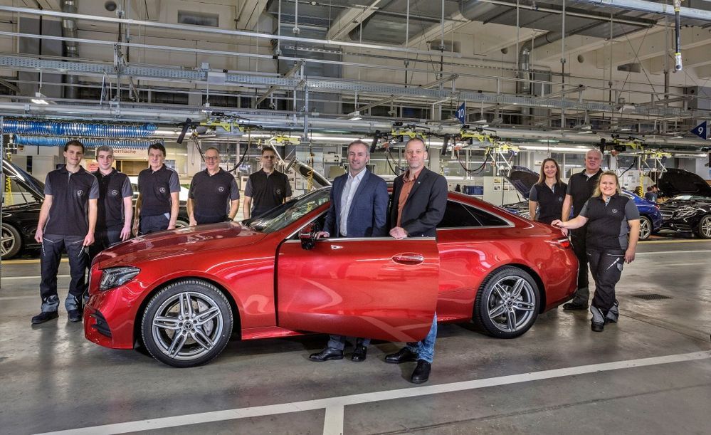 Mercedes-Benz Begins Production of the New E-Class Coupé