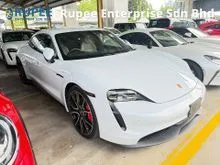 2023 Porsche Taycan 4S 93.4kWh High Performance Battery Plus *NEW CAR GRADE 5-Seated 16K-KM *Bose Sound Sport Chrono 5 Years Warranty with OBC*Charger