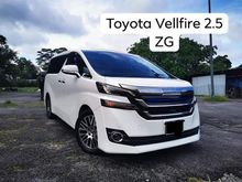 2016 Toyota Vellfire 2.5 Z G Edition MPV {Tip-Top CONDITION}