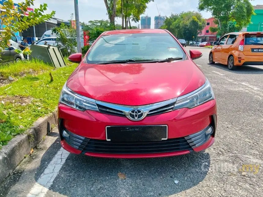 2017 Toyota Corolla Altis G Sedan