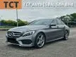 Used 2017/2018 Mercedes-Benz C200 2.0 AMG Line FULL SERVICE RECORD MERCEDES GENUINE MILEAGE 70K KM 9G-TRONIC BLACK INTERIOR TIP TOP CONDITION - Cars for sale