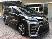 2018 Toyota Vellfire 3.5 Z G Edition MPV