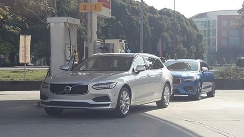 Spyshot: 2017 Volvo V90 and S90 Spotted, T5 and T6 Variants