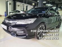 (GENUINE MILEAGE )2017 Honda Accord 2.4 i-VTEC VTi-L Sedan (TIP TOP CONDITION)