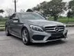 Used 2017/2018 Mercedes-Benz C200 2.0 AMG W205 9G-Tronic Full Service Record HSS - Cars for sale