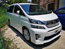 2014 Toyota Vellfire 2.4 Z Golden Eyes 2 MPV - Alpine Headset & Roof Screen
